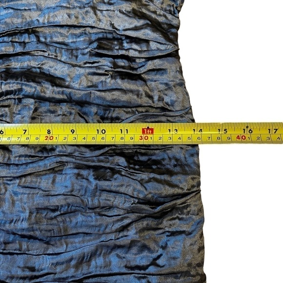 𝅺NICOLE Miller Ruched Cap Sleeve Dress EUC - Picture 6 of 11